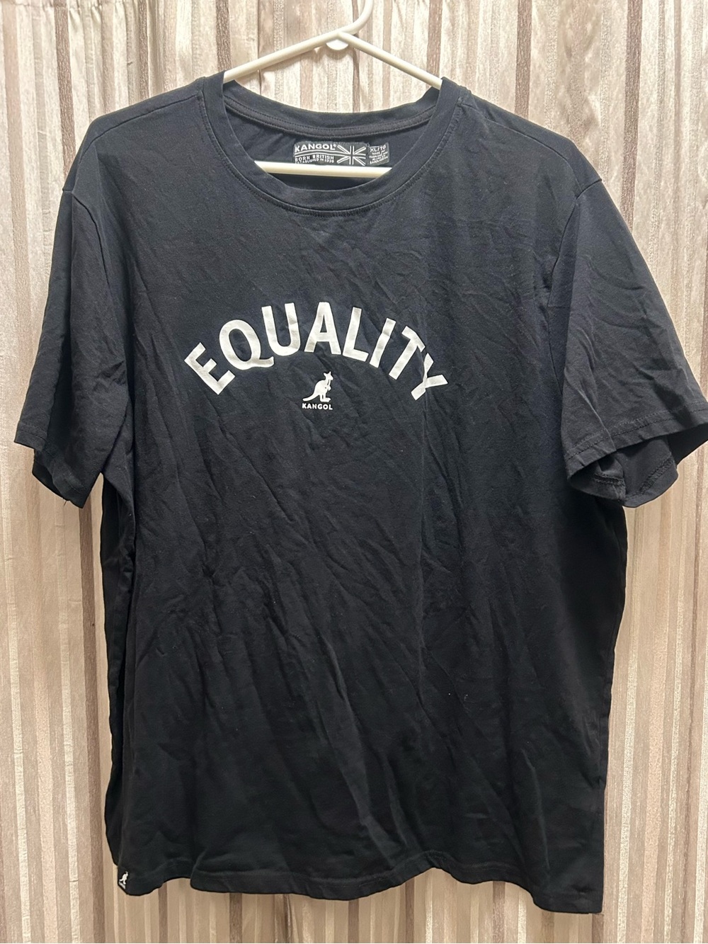 Kangol Men's 'Equality' Graphic T-Shirt — Black, Size XL